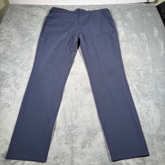 Mizzen+Main Other - Mizzen + Main Mens Helmsman Pants 35x32 Slim Fit Chino Navy Solid Navy 1BO-0965
